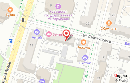 Оценочная компания ЭКОС на улице Дзержинского на карте