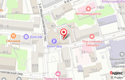 Центр юридических услуг на Добрынинской на карте
