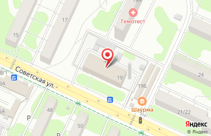 Компания Ростелеком на Советской улице, 19 на карте