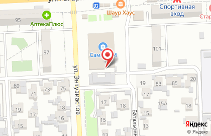 Сеть фирменных отделов Компас здоровья в Советском районе на карте