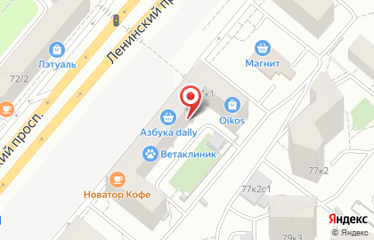 Салон красоты на Ленинском проспекте, 77 на карте