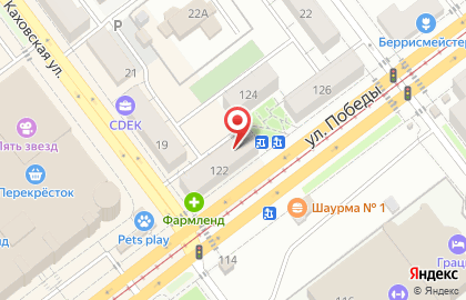 Киоск по продаже хлебобулочных изделий Самарский хлеб на улице Победы, 122 на карте