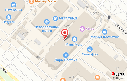Автошкола Учебный комбинат автомобильного транспорта на проспекте Комарова на карте
