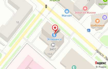 Сотмаркет на проспекте Ленина на карте