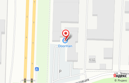 Компания DoorHan на Индустриальном проспекте на карте