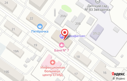 Парикмахерская в Петрозаводске на карте