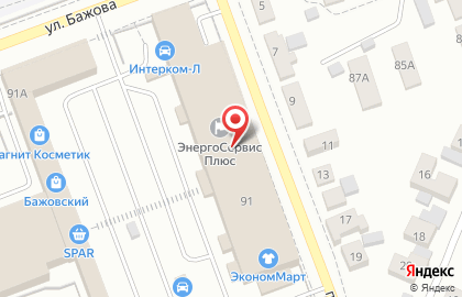 Супермаркет Старт в Тракторозаводском районе на карте