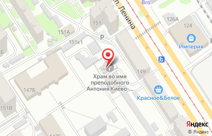 Храм во имя преподобного Антония Киево-Печерского на карте