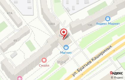 Сеть центров микрофинансирования АктивДеньги на улице Братьев Кашириных на карте