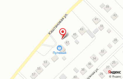 Арбат на Каштановой улице на карте