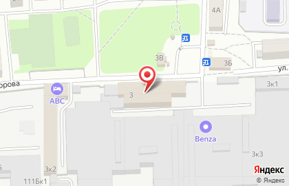 Мета на улице Егорова на карте