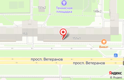 Супермаркет Пятёрочка в Санкт-Петербурге на карте