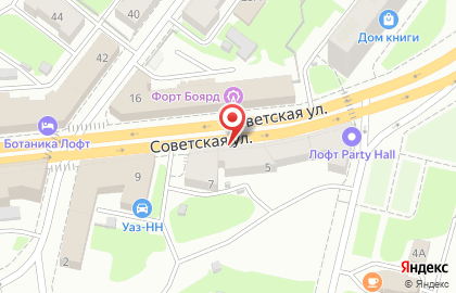 Династия на Советской улице на карте