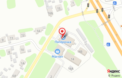 Универсам Пятёрочка на Новой улице на карте