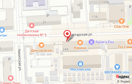 ТЦ Конкурент на карте