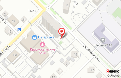 Проектная компания Альянс-Проект на улице Жуковского на карте