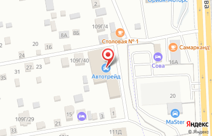 Установочный центр автостекол Автотрейд на улице Маерчака на карте