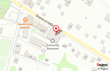 Детский сад и школа ArtFamily на Борисоглебской улице на карте