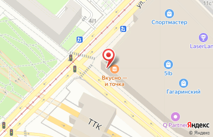 Сеть бургерных #farш на Ленинском проспекте на карте