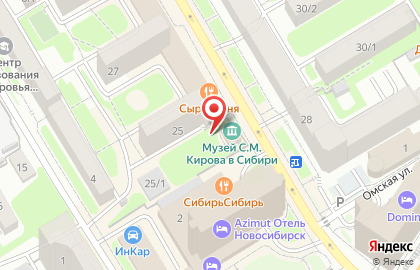 Новосибирский государственный краеведческий музей на Площади Гарина-Михайловского на карте