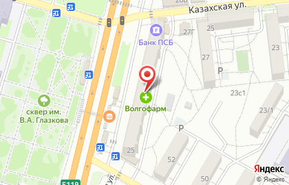 Магазин Волгоградские продукты на Университетском проспекте на карте