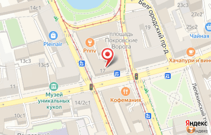 Клуб-бар Культура на улице Покровка на карте