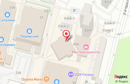 Магазин парфюмерии и косметики Л`Этуаль на Зелёном проспекте на карте
