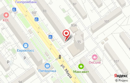 Страховой агент на улице Мира на карте