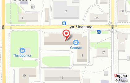Микрокредитная компания Займ ЭКСПРЕСС на улице Чкалова на карте