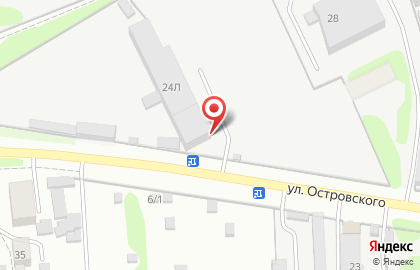 Транспортно-строительная компания Галактика на улице Островского на карте