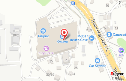 Терминал онлайн-страхования kupipolis24.ru на Транспортной улице на карте