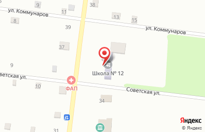 Станица Мартанская Основная общеобразовательная школа №12 на карте