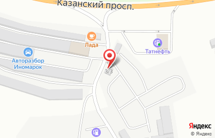 Торгово-сервисный центр Инавто на Казанском проспекте на карте