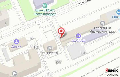 ДОСААФ России в Москве на карте