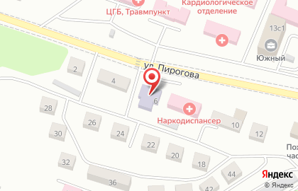 Школа искусств Евгении Коркиной Дерево на улице Пирогова на карте
