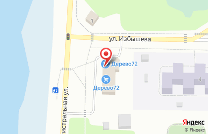 Магазин Дерево72 на Магистралиной улице на карте