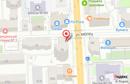 Комплекс АвтоГазЦентр на улице Ленина на карте