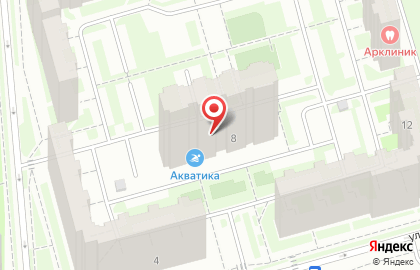Семейный клуб Радуга Ленд на улице Дмитриева на карте