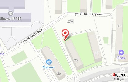 Автостоянка в Перми на карте