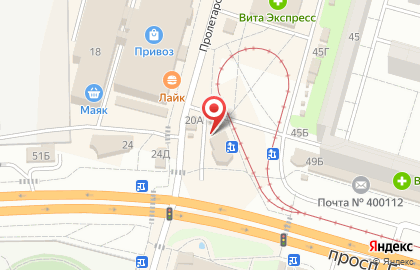Магазин кондитерских и хлебобулочных изделий Сарептская мельница в Красноармейском районе на карте