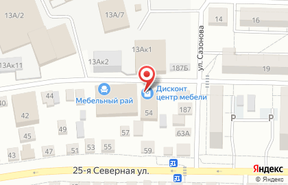 Салон мягкой мебели Амира на 26-ой Северной улице на карте
