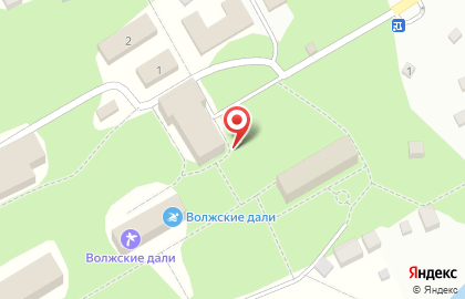 Столовая Волжские дали на карте
