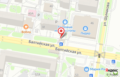 Магазин колбасных изделий Звезда Алтая на Балтийской улице, 38г киоск на карте
