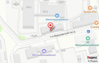 Такси Автосоюз-ТКС в 1-м Варшавском проезде на карте
