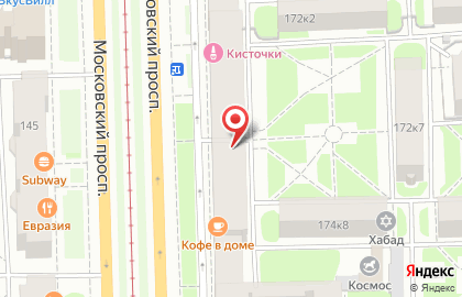 Единый Визовый Центр на Московском проспекте на карте
