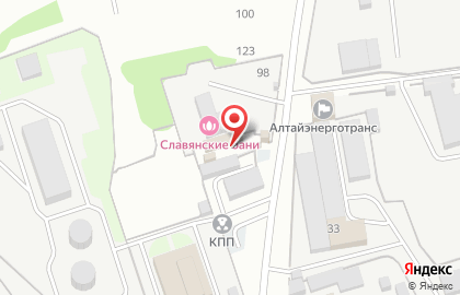 Славянские Бани на Промплощадке на карте