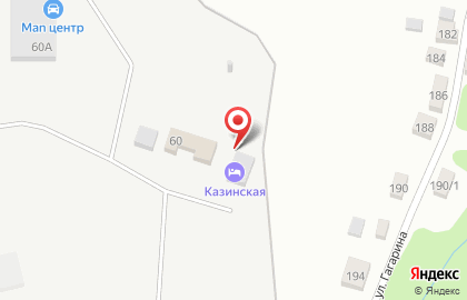 Гостиница Казинская на карте