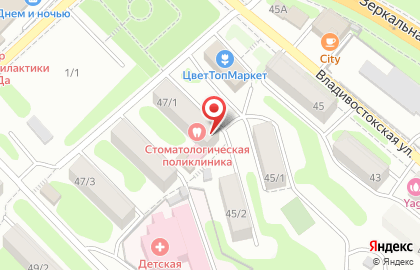 Поликлиника Петропавловск-Камчатская городская стоматологическая поликлиника на карте