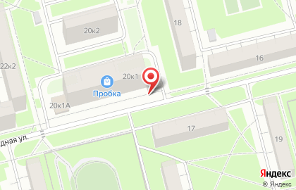 Киоск овощей и фруктов на Западной улице на карте