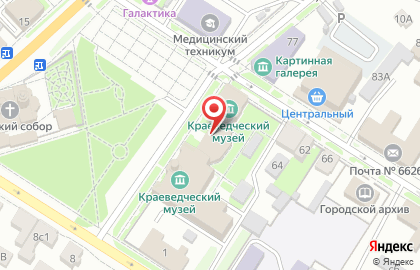 Минусинский региональный краеведческий музей им. Н.М. Мартьянова в Минусинске на карте
